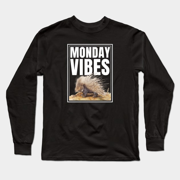 I Hate Mondays Monday Vibes Long Sleeve T-Shirt by spiffy_design